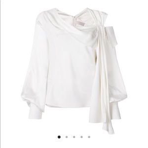 Peter pilotto silk asymmetrical fancy shirt